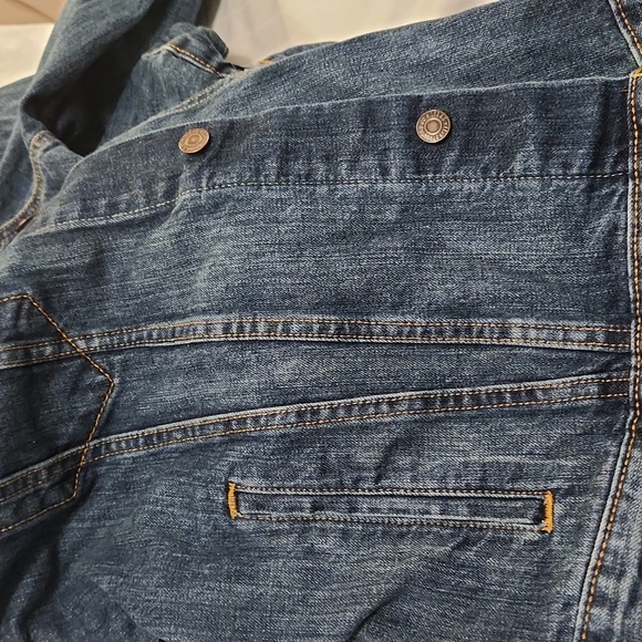 Levis Trucker Jacket Mens XL Blue Denim Jean Button Up Cotton Casual - Picture 8 of 9